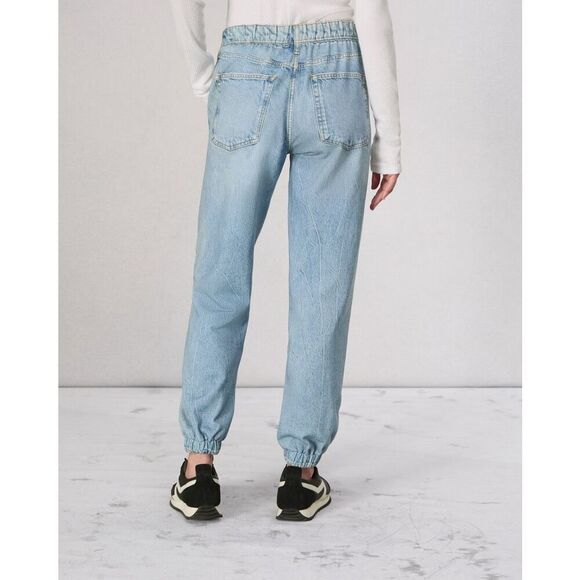 NEW Rag & Bone Miramar Terry Jogger Pants Cotton Terry size L blue Kacy - Picture 3 of 10